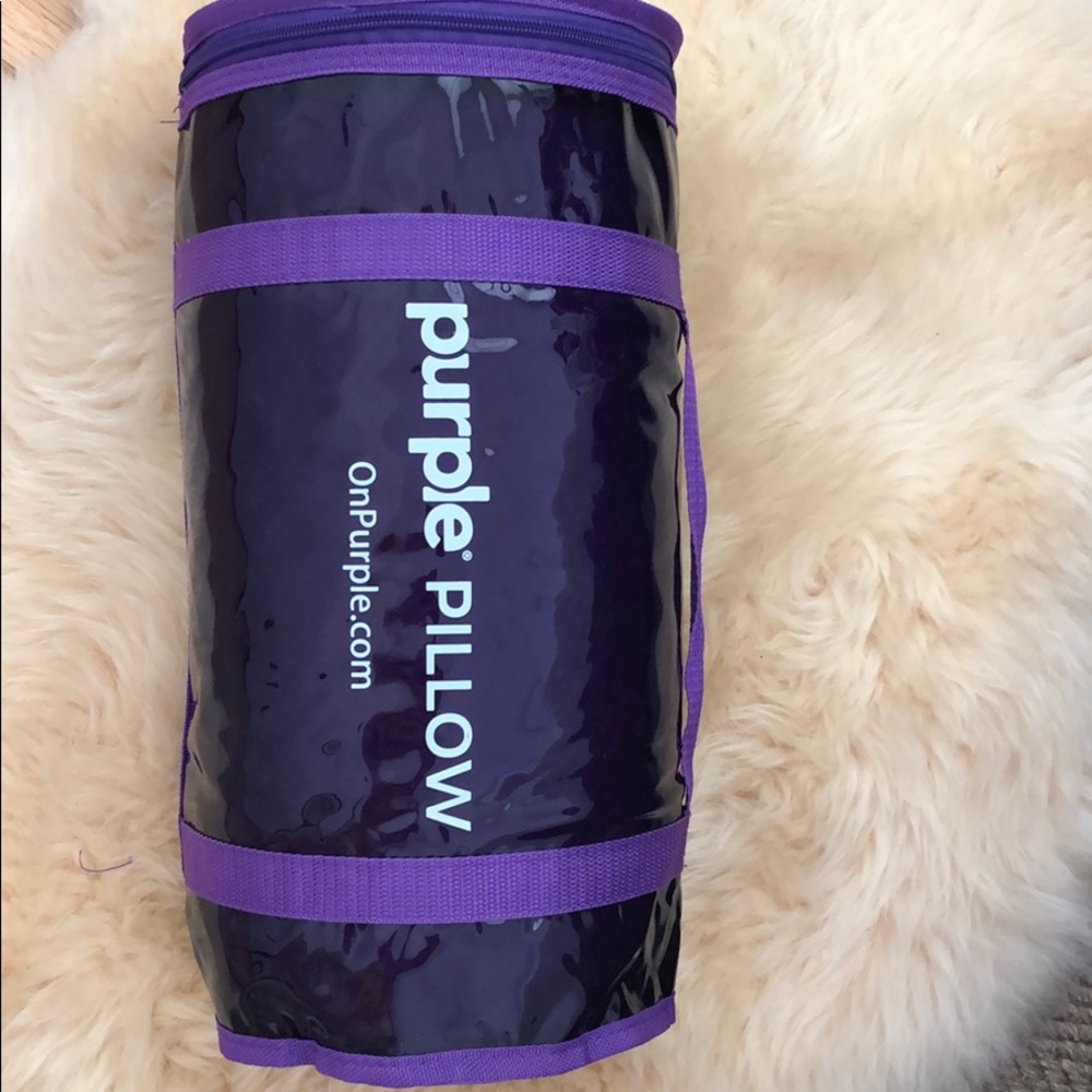 PURPLE PILLOW.